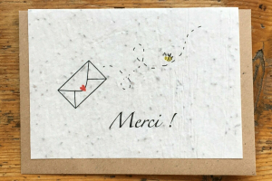 Les cartes de Lulu "Merci "(petite eveloppe)